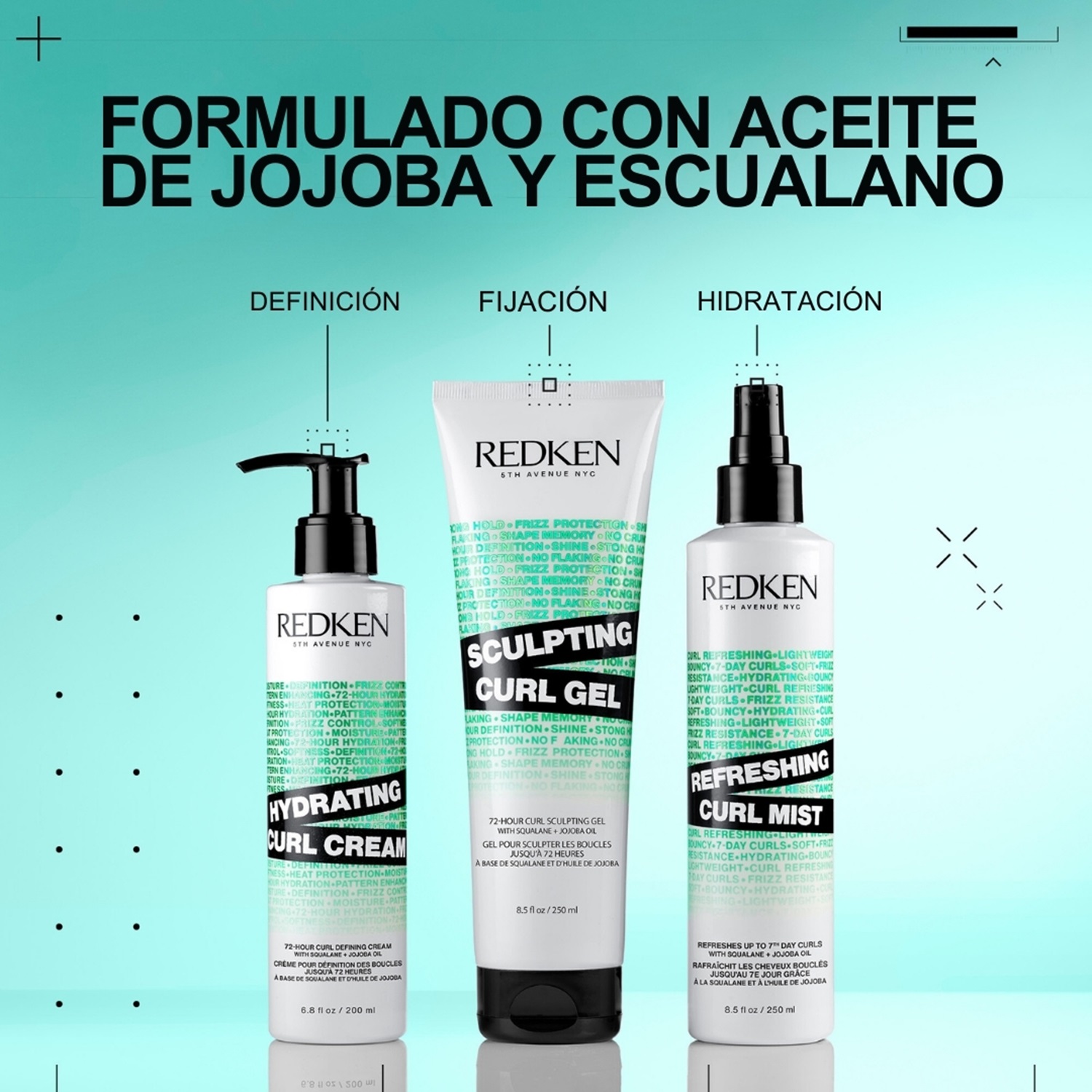 GEL REDKEN SCULPTING CURL PARA DEFINIR Y ESTILIZAR EL CABELLO RIZADO SIN DEJAR SENSACIÓN CRUNCHY NI PEGAJOSA (GEL PARA DEFINIR Y ESTILIZAR)